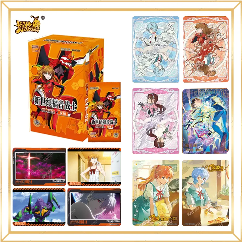 KAYOU Genuine Neon Genesis Evangelion New Theatrical Edition Asuka Shikinami Langley Collectible Card Gift Box Birthday Gift