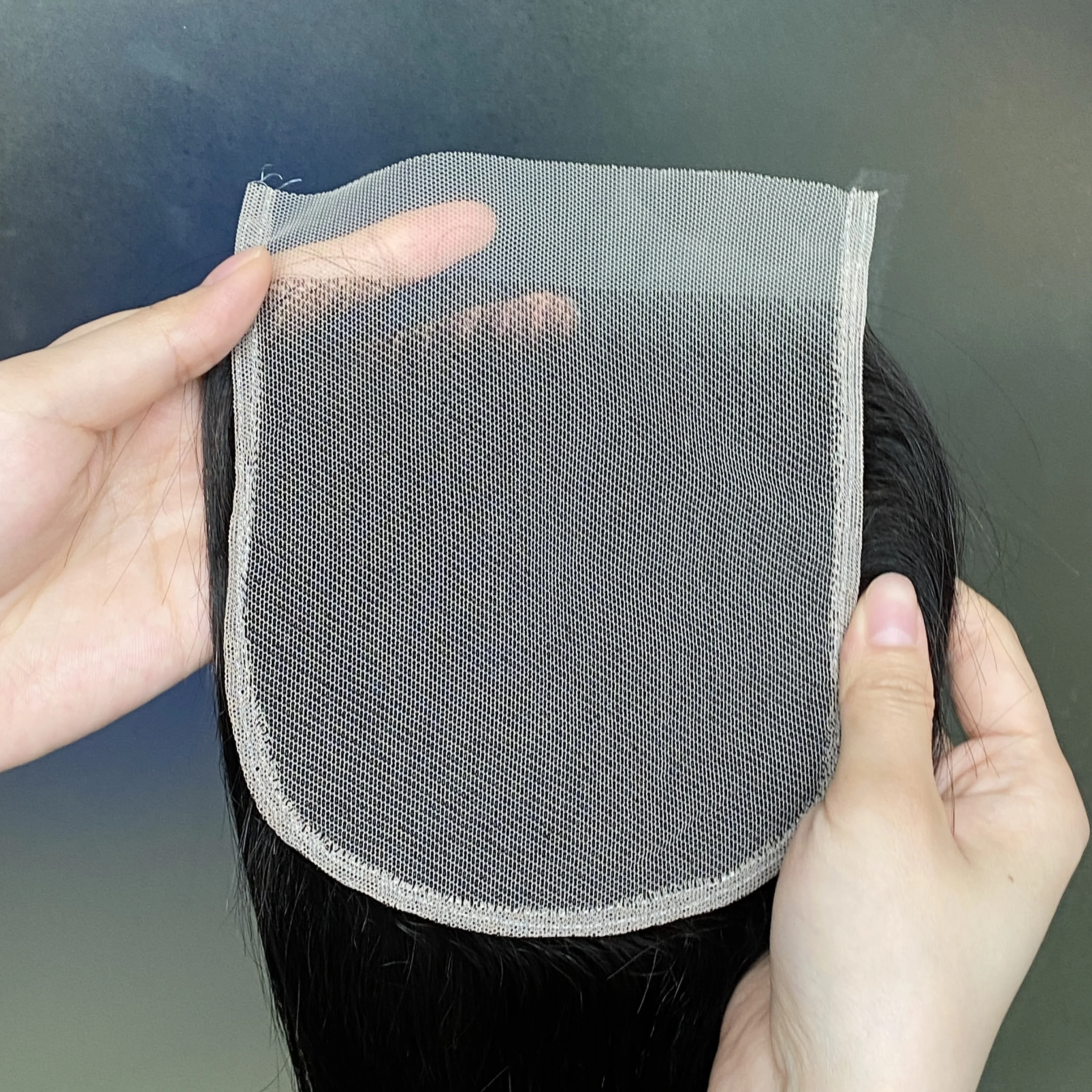 

Real Human Hair Wholesale Price straigth 5x5 transparent lace closure