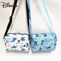 MINISO Disney Stitch Lilo e Stitch Stitch Messenger Bag Cartoon telone borsa a tracolla borsa per telefono Casual borse e borsette