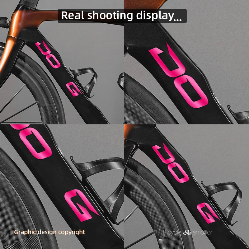For 2025 Pinarello DOGMA Road Bike Frame Stickers Logo Color Change Protective Wrap 2