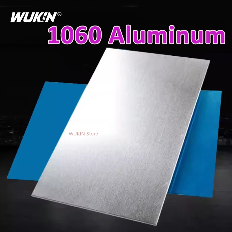Plaque en aluminium pur 1060, 100 x 100 mm ~ 300 x 300 mm, épaisseur 1 mm ~ 8 mm, pour bricolage