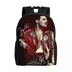 Niestandardowy plecak Freddie Mercury Mężczyźni Kobiety Casual Bookbag do toreb szkolnych