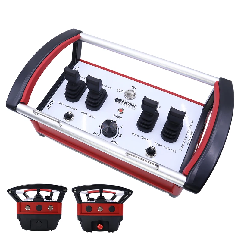 

Factory Price Dual Hall Sensing 4 Motor Hydraulic Joystick Proportional Valve Crane Excavator Universal Remote Control