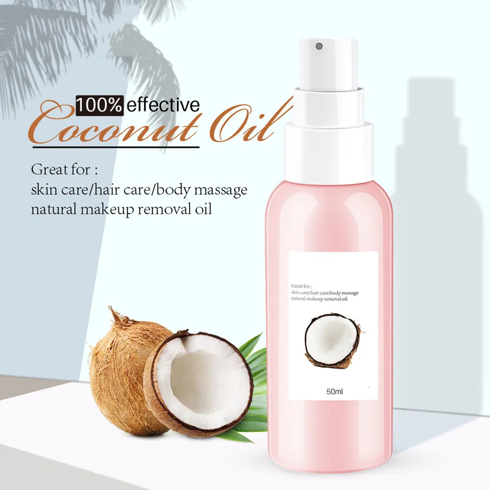 Natural Coconut Oil Hair Care Skin Body Massage Essential Oil for Spa Bath Hydrate Moisturize Relax Tighten
