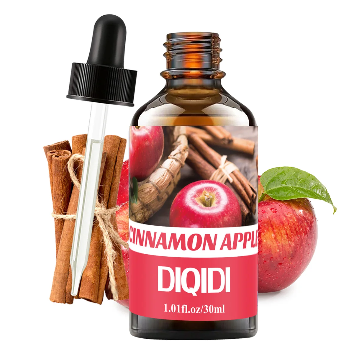 Cinnamon apple essential oil, massage, bathing, spa, fragrance oil, diffuser, humidifier, aromatic stone, crystal therapy, home
