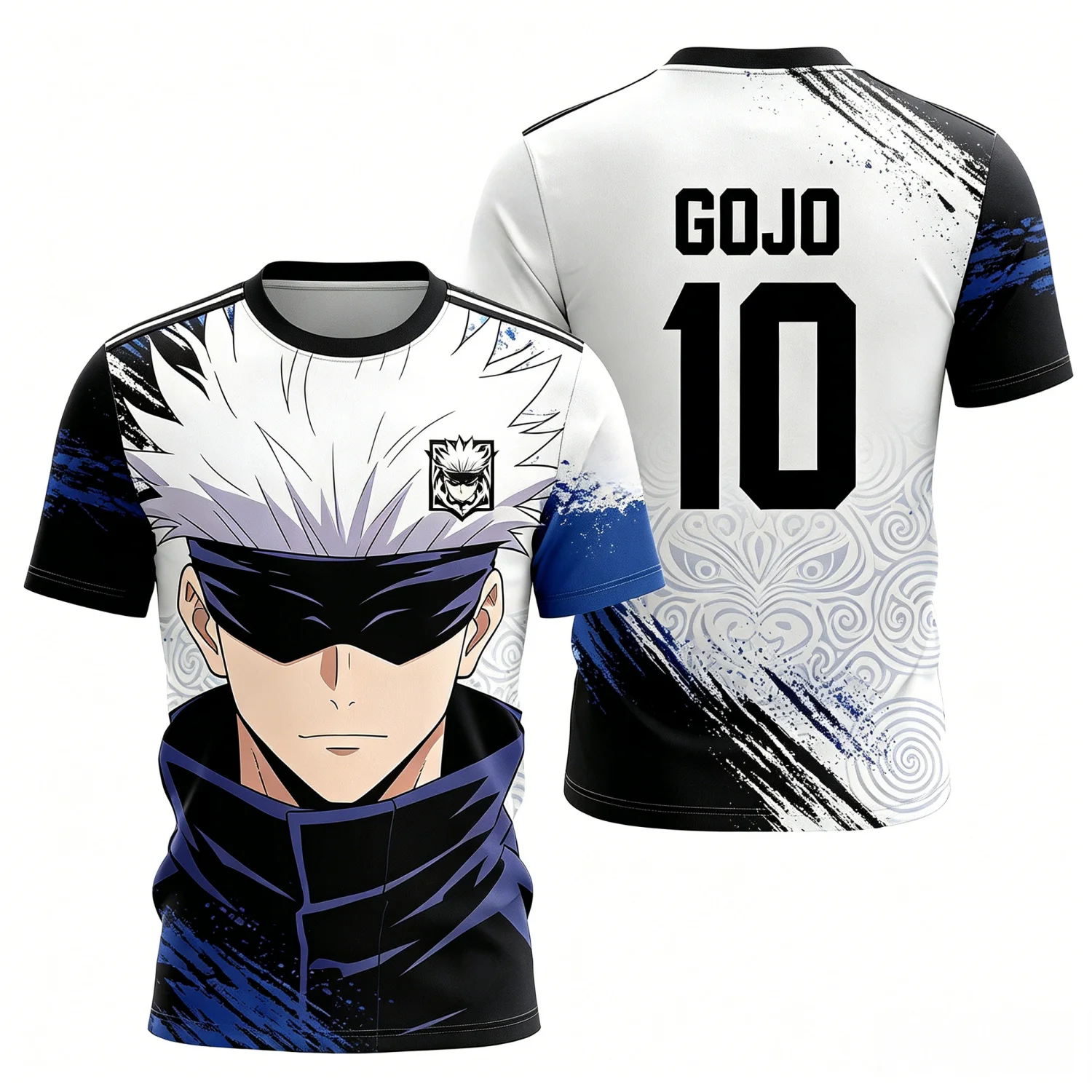 2026 Summer Jujutsu Kaisen Retro Cosplay T-shirt Men's 3D Printed Jiu Jitsu Short-sleeved Family Unisex Children's Sports Shirt