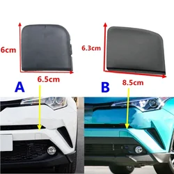 Car Front Bumper Unpainted Tow Hook Cover Trailer Hauling Eye Cap Lid For Toyota C-HR CHR 2016 2017 2018 2019 2020