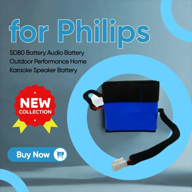 

10000mAh for Philips SD80 Battery Audio Battery Outdoor Performance Home Karaoke Speaker Battery