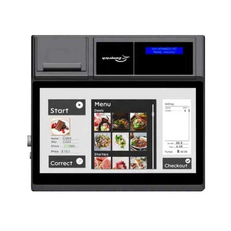 

Retail 15.6 Inch Android All in One Touch Screen Point of Sale Pos System Cash Register with Qr Code Scanner 80mm Printer