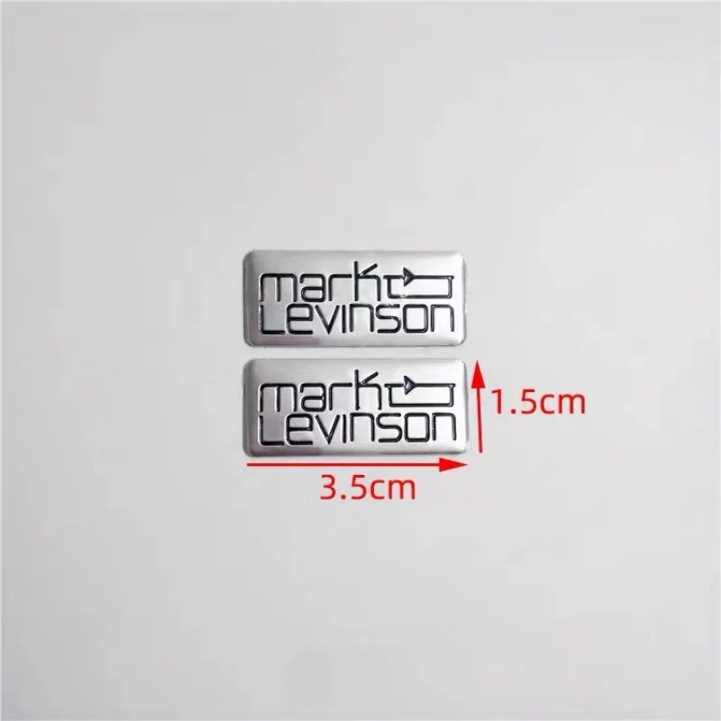 2/5/10/50pcs High-Quality MARK LEVINSON Car Hi-Fi Speaker Audio Speaker Badge Stereo Emblem Stickers Car Styling Accessories