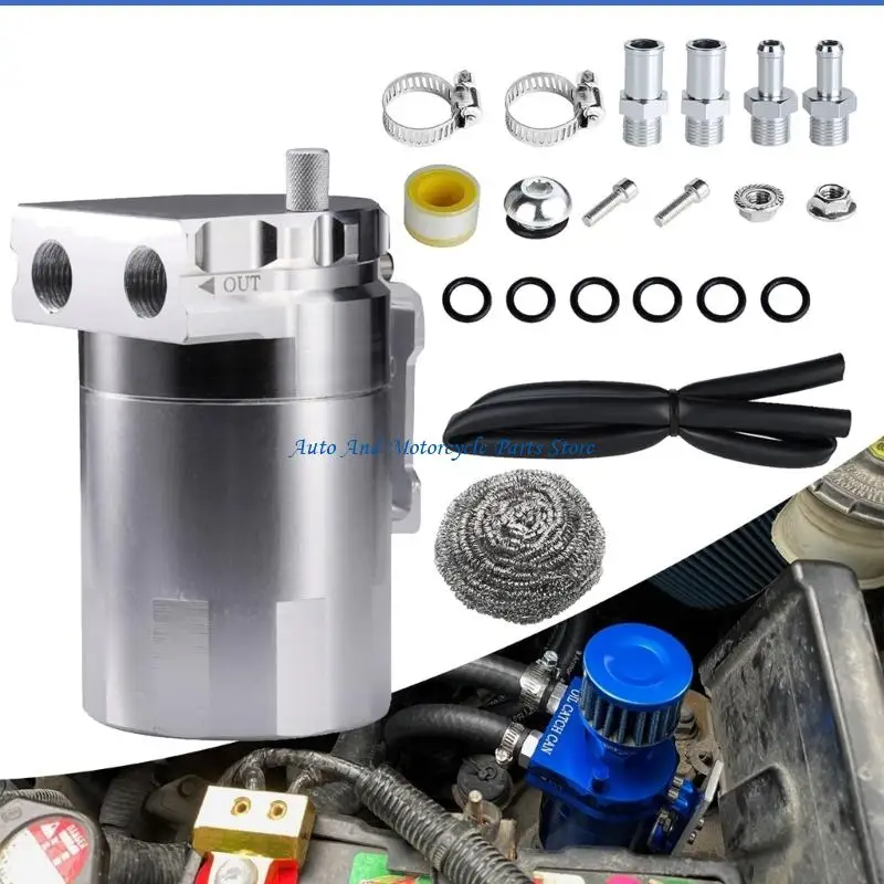 P9FD Auto-Ölauffangbehälter mit Luftfilter, Luftfilter, Entlüftung, Aluminiumbeschläge, Ölmessstab-Loch, Wasserkocher – Detail 4
