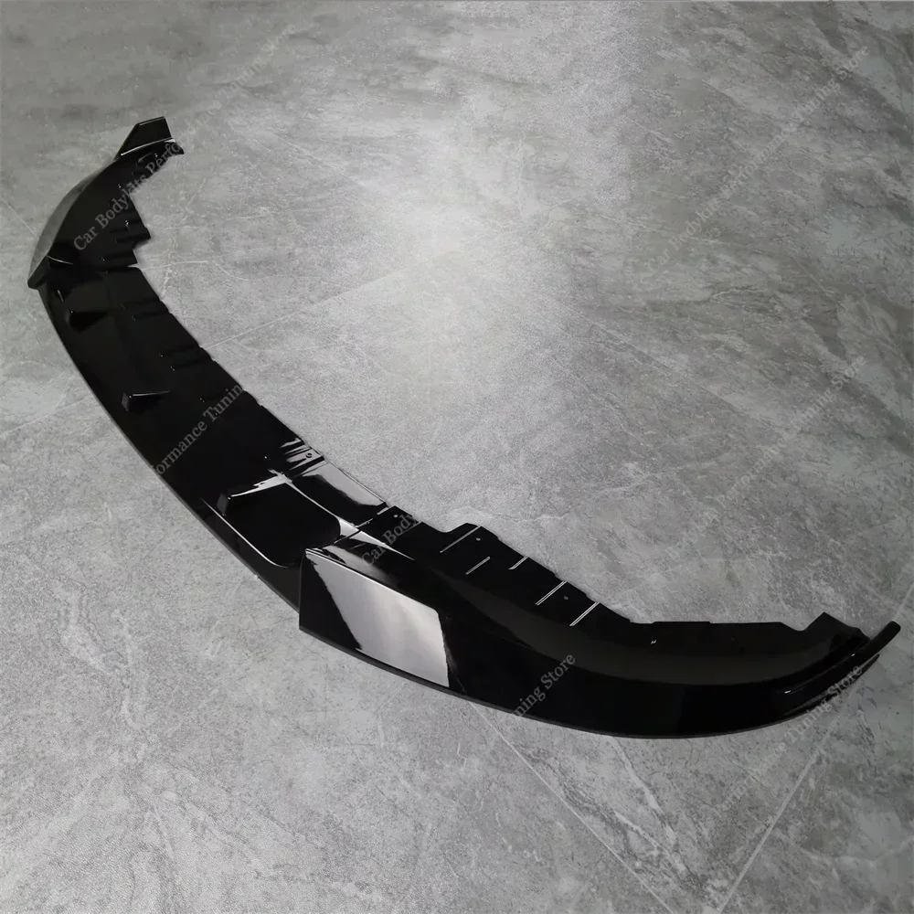 For Bmw G22 G23 G24 G26 Front Bumper Splitter Lip Spoiler Diffuser 420i 430i 430d M440i i4 M50 M Sport 2019-2025 Bodykits Tuning