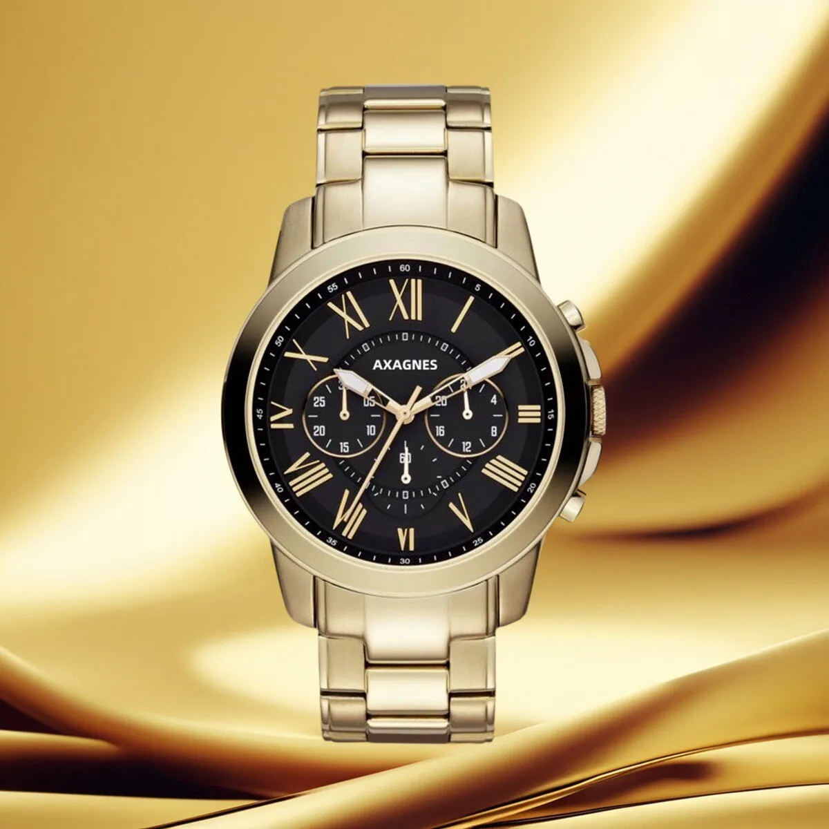 ساعة Grant Shi Ying الأصلية للرجال من الفولاذ المقاوم للصدأ ومتعددة الوظائف لقياس الوقت FS4736/FS4994/FS5267/FS5236