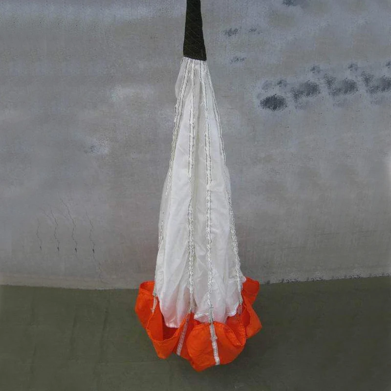 1PCS Tiny Pilot Chute Model 1meters Diameter Toy​ Dropping Parachute Cloth Spring-Launched Nylon Canopy for RC Airplane/Drone