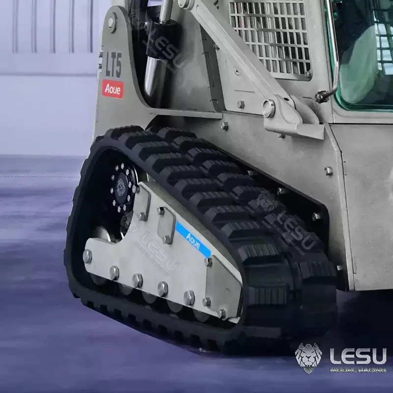 

1/14LESU simulation model Engineering crawler small Bobcat loader rubber track strip modified