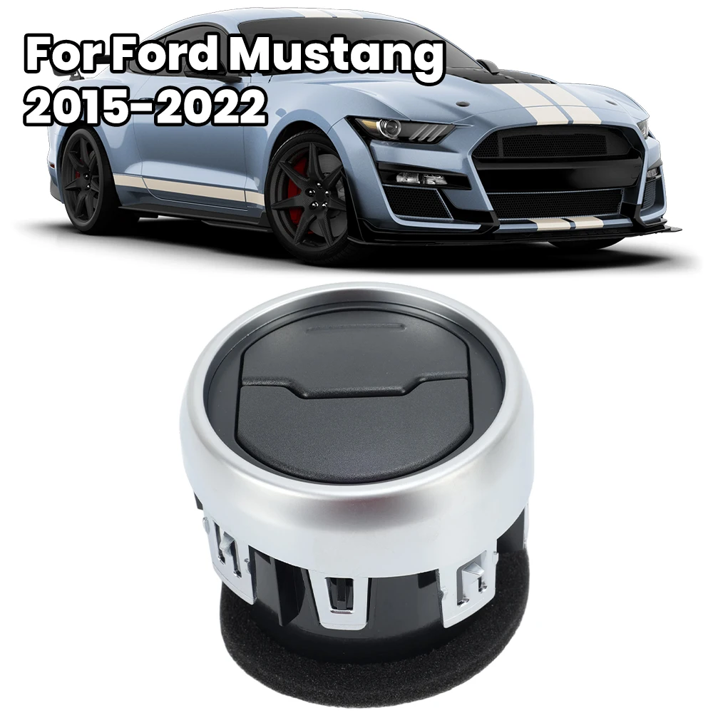 

Вентиляционная решетка переднего отверстия для кондиционера для Ford Mustang 2015-2022, вентиляционное отверстие для приборной панели, внутренние автомобильные аксессуары FR3Z-19893-AE