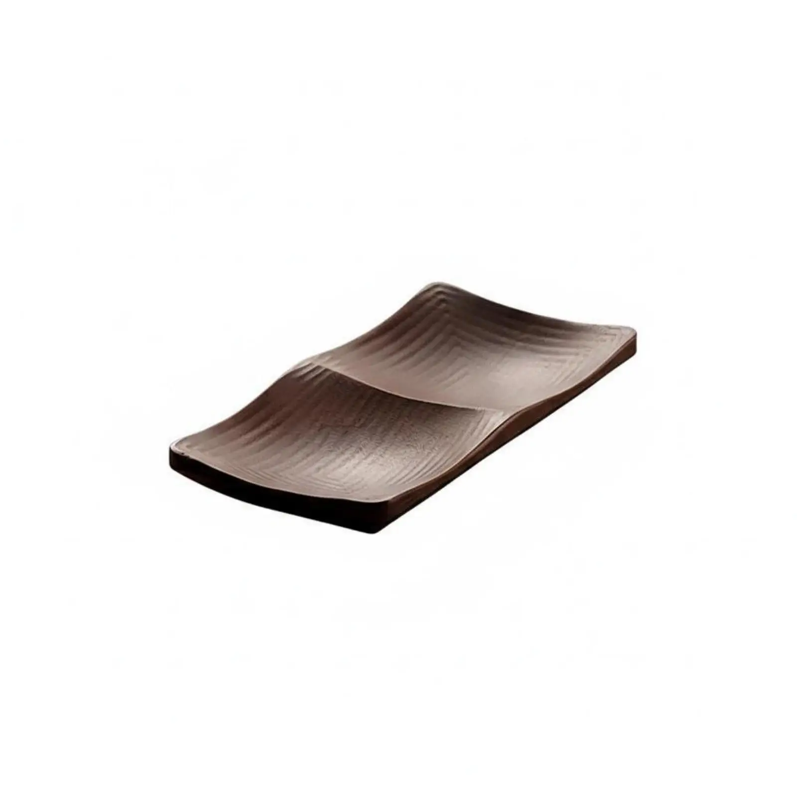 Retro Solid Wood Snack Tray Multi Section Candy Server for Coffee Table Home Decoration Luxury