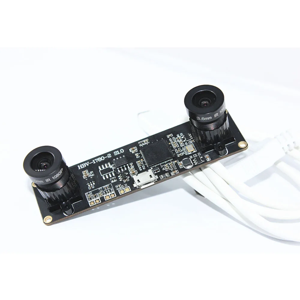 Micro MINI usb 2.0 Driver gratuito 30fps 1MP HD sincronizzato modulo doppia fotocamera Stereo con uscita MJPEG e YUY2