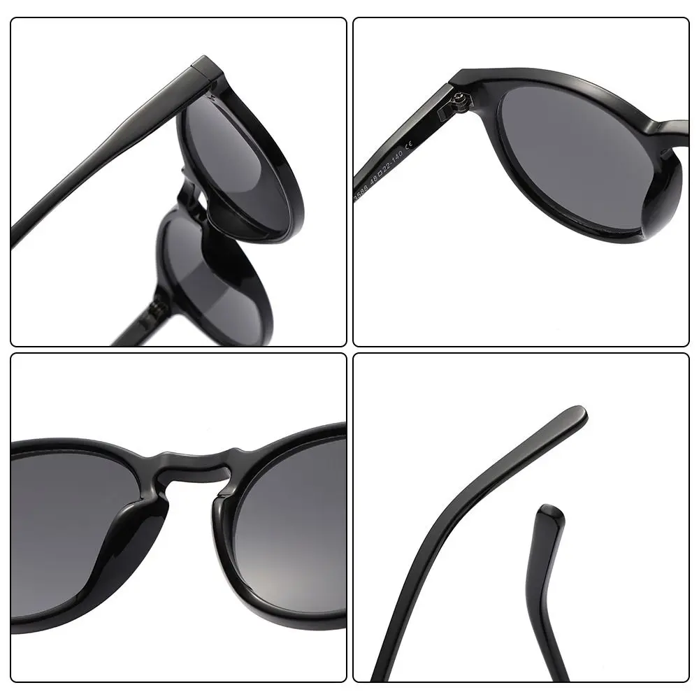 Vintage Small Frame Sunglasses for Women, Trendy Round Frame Sun Glasses Retro Shades Travel Beach UV400 Protection Eyewear