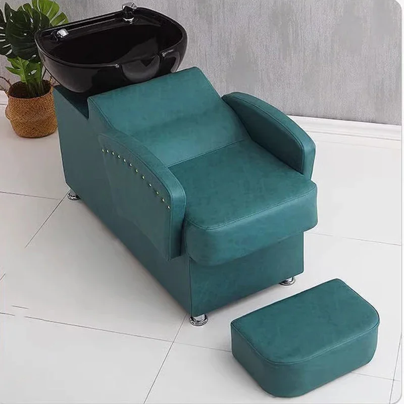 

Spa Pedicure Chair Water Circulation Head Therapy Gamer Shampoo Bowl Salon Massage Basin Stretcher Spa Cabelo Sink Hair Washing