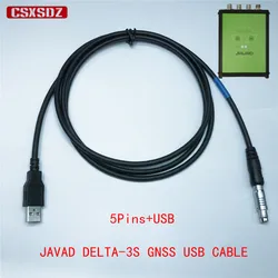 Новый ресивер JAVAD DELTA-3S GNSS 14-578104-01, USB-кабель