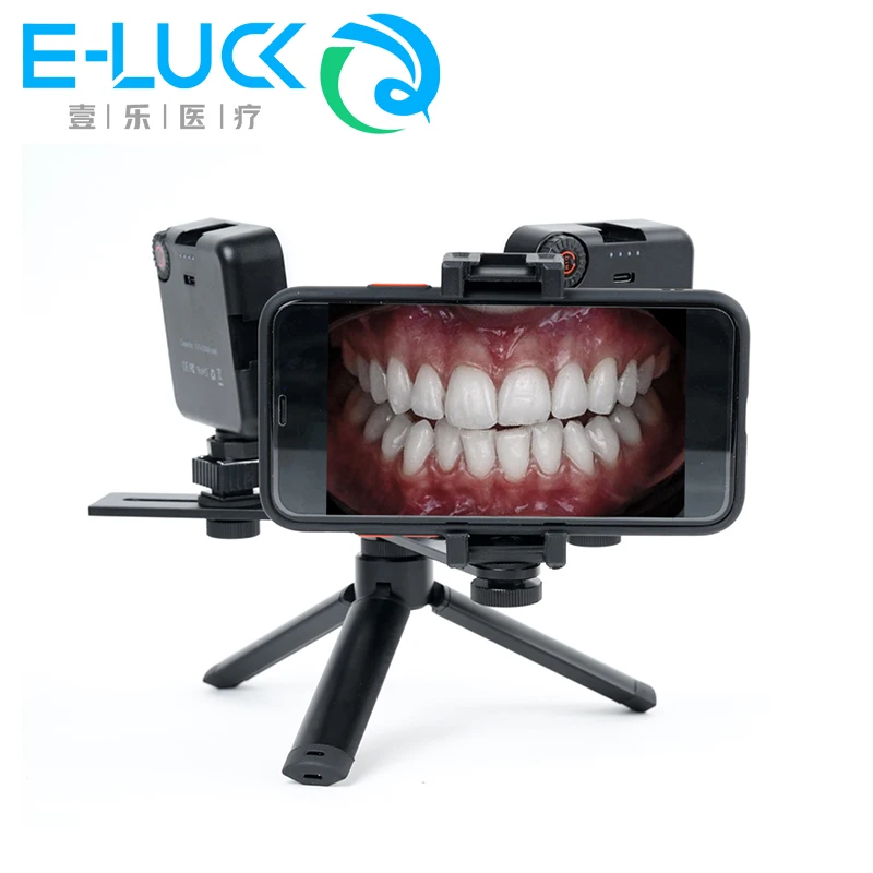 1 Set Dental Flash Light Photography Equipment Dentistry Oral Filling for Dentist Lighting Brightness Adjustment