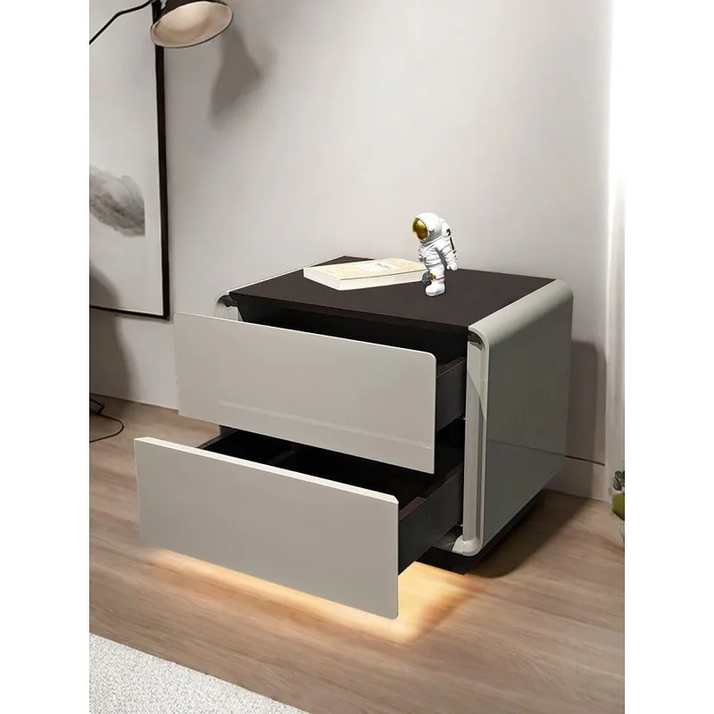 Bedside table household bedroom paint feeling, popular light luxury high-end feeling