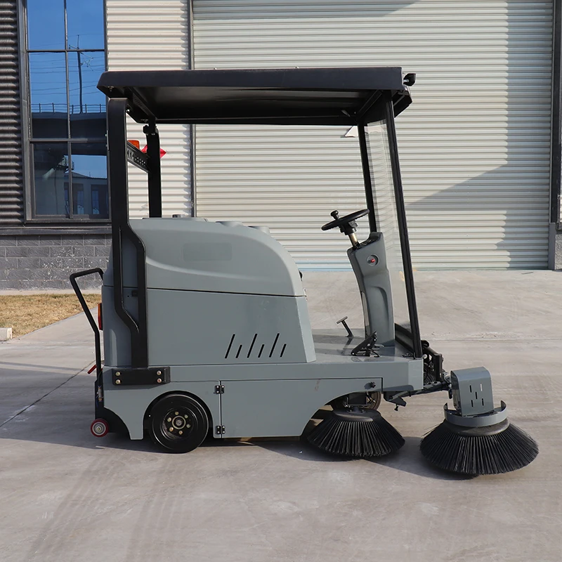 معدات تنظيف الأرضيات من المصنع ذات المساحة الكبيرة آلة كنس صناعية للمستودعات ورشة العمل #3