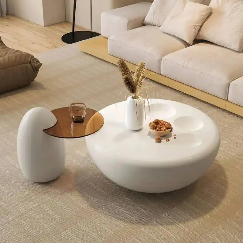 Modern Design Luxury Nordic Coffee Tables Hallway Bedroom White Coffee Table Large Aesthetic Creative Table Basse Home Furniture