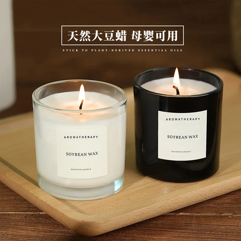 Smokeless aromatherapy candle wholesale fragrance candle cup handmade creative bedroom ornament cross-border fragrance aromather