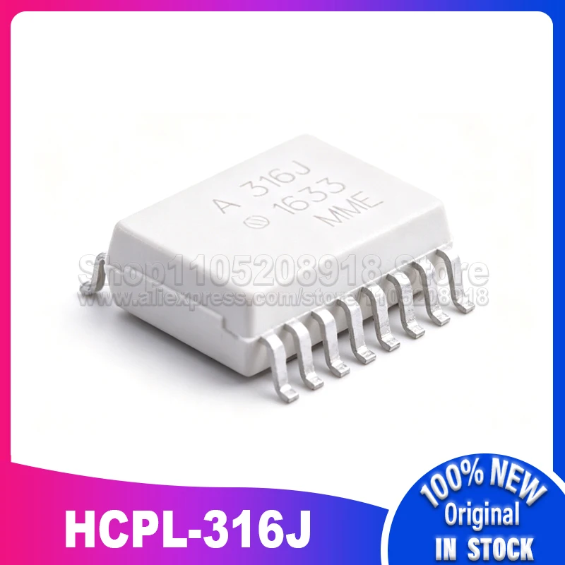 

10PCS/LOT HCPL-316J HCPL316J A316J HCPL-316J-500E SOP16 100% New Spot stock