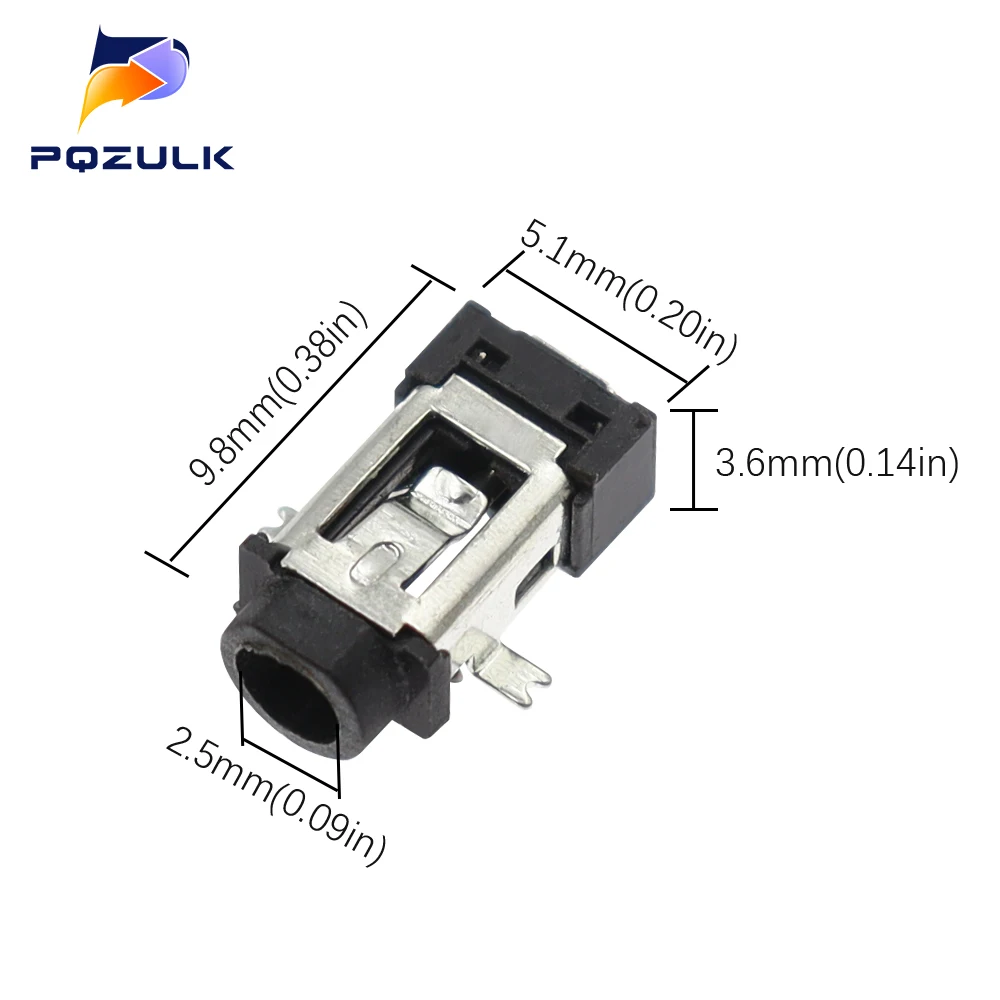 20PCS DC-055 2.5*0.7 Tablet PC DC Jack Power Socket 2.5x0.7 mm Charging Power Connector
