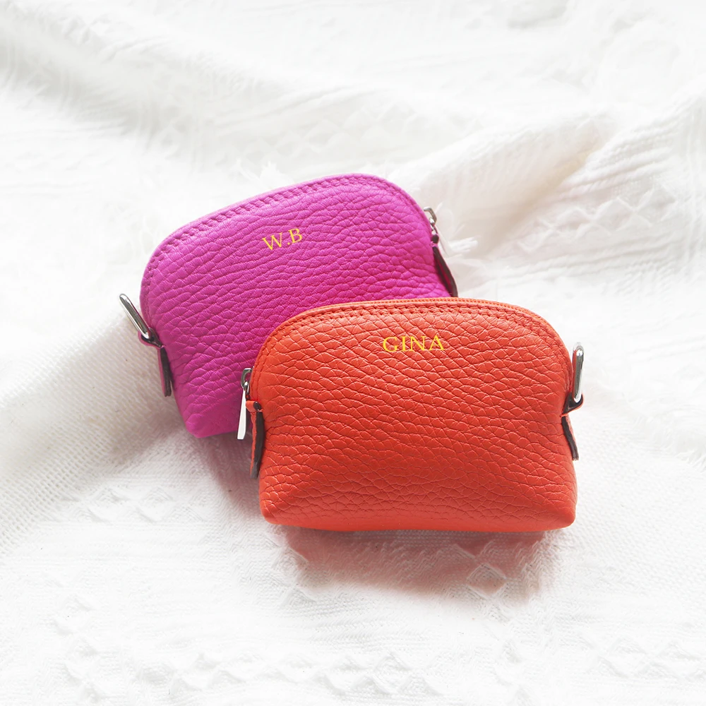 Echtes Leder Damen-Münzbörse Luxuriöse Modische Personalisierte Tasche Mini-Schlüsseletui Luxus-Design Kopfhörer-Aufbewahrung Kosmetiktasche – Detail 7