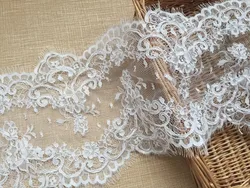 lace for eyelashes Wedding veil double lace The whole strip is 3 meters long
