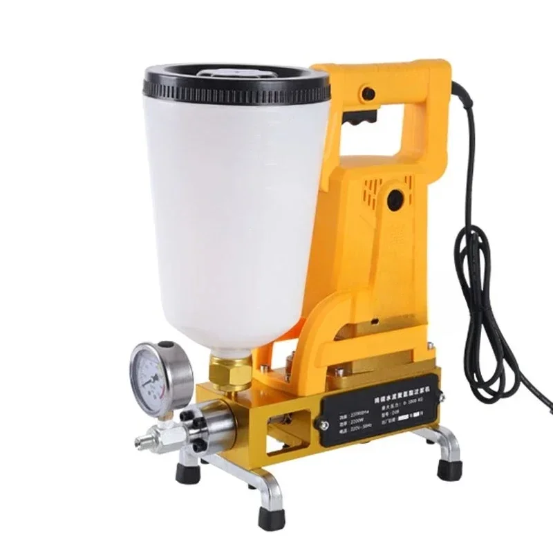 D09S Waterproof Plugging 220V High Pressure Cement Slurry Grouting Machine Ceramic Tile Hollow Drum Flling Machine 2200W