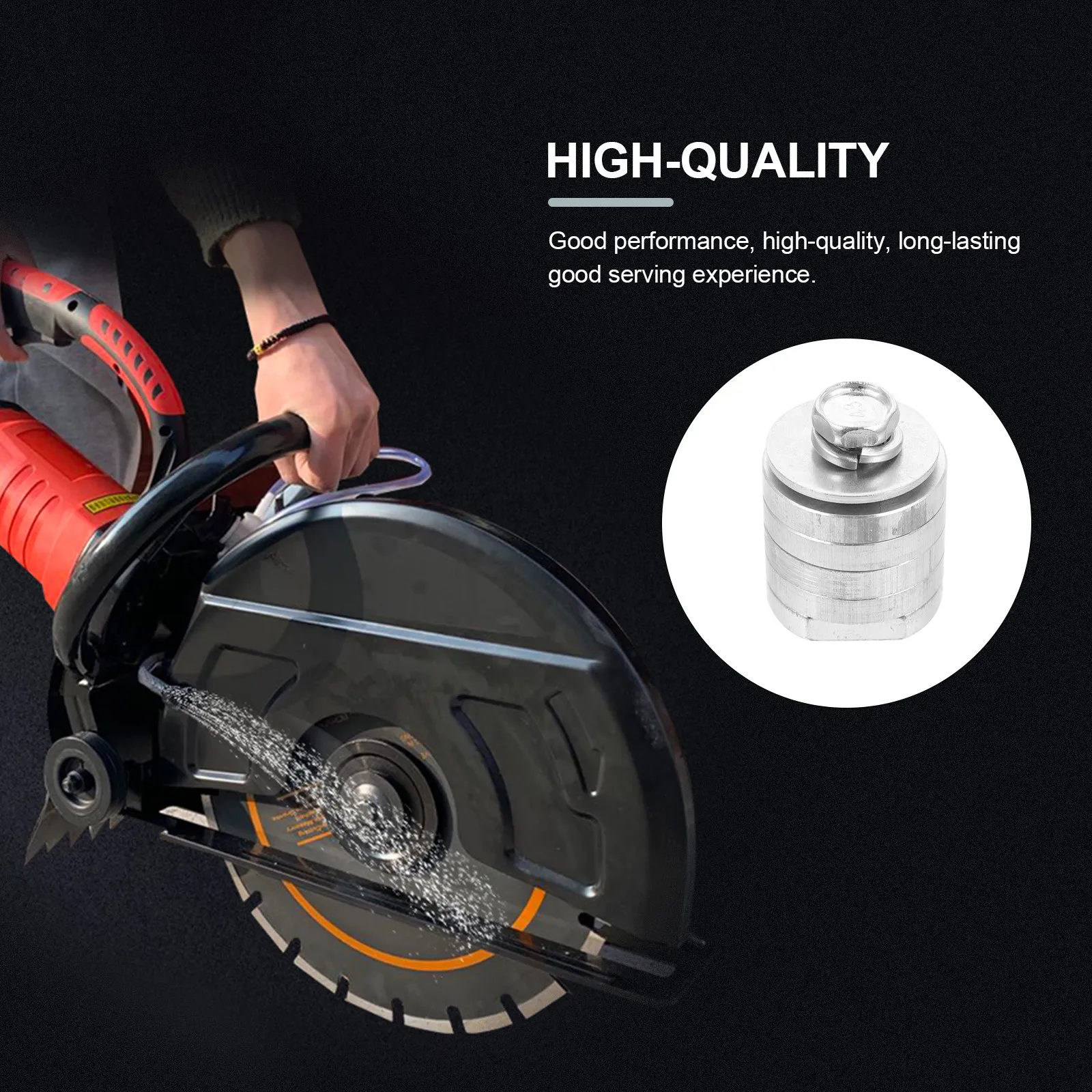 Professional Angle Refitting Part M10 Arbor Adapter Durable Steel Material Fine Workmanship Slotting Machine Head Practical Tool