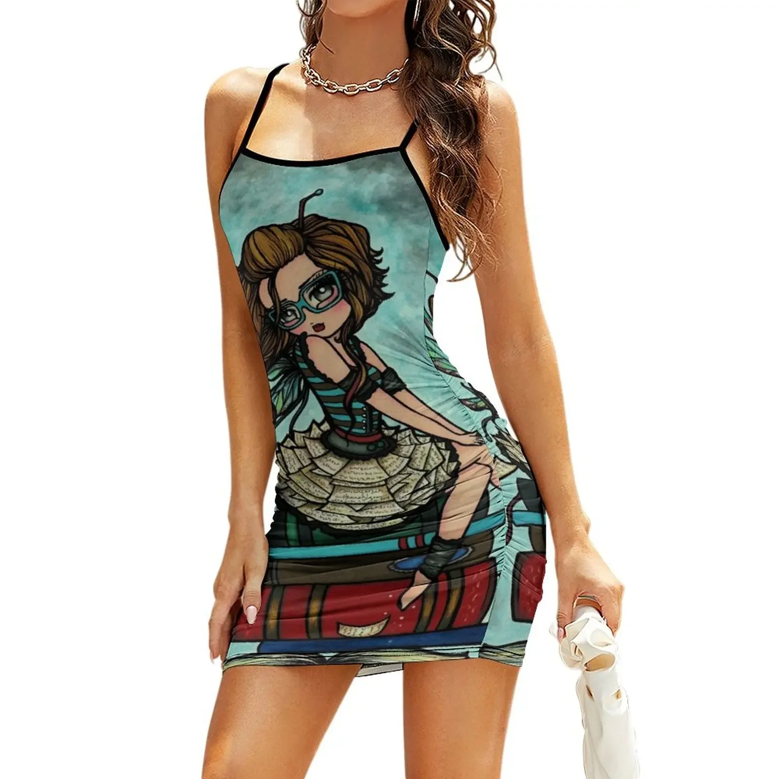 

Library Fairy Sling Dress dress for woman Elegant gowns birthday dresses for women Dress