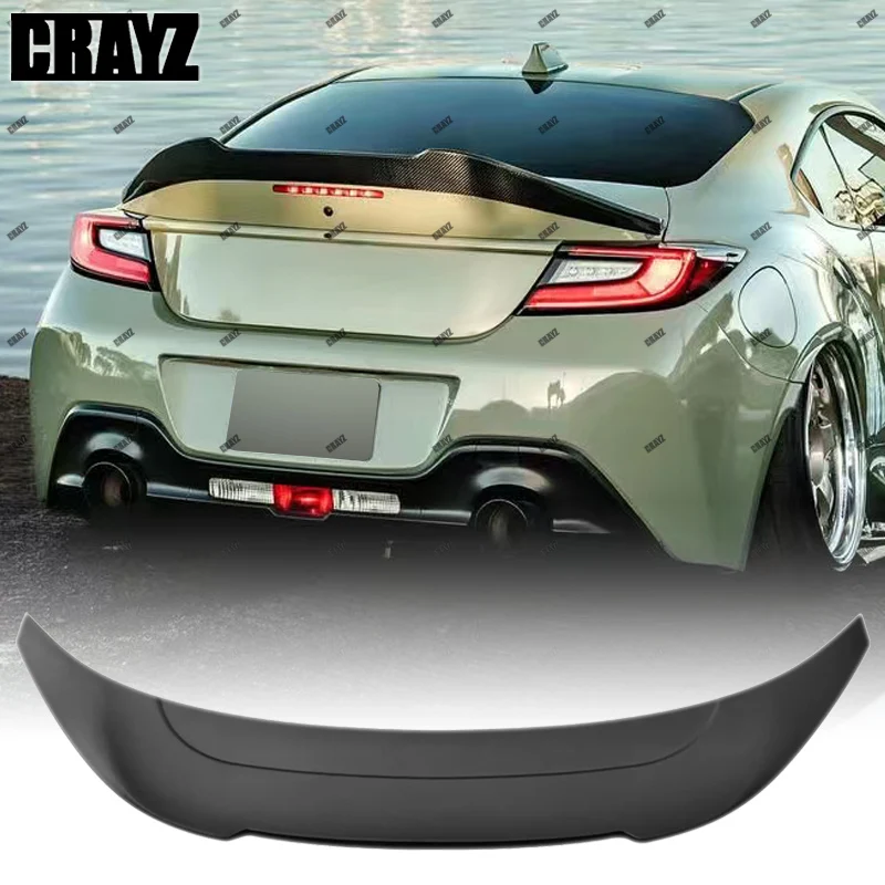 

For 2022 23 2024 Subaru BRZ TOYOTA GR 86 V-Spoiler Real Carbon Fiber Trunk GT Spoiler Wing Car Tailgate Lip Body Kit Accessories