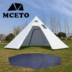 Enlarged Size Pyramid Tent With A Chimney Hole,Height 220cm Ultralight Outdoor Camping Teepee Awnings Shelter Backpacking Tent