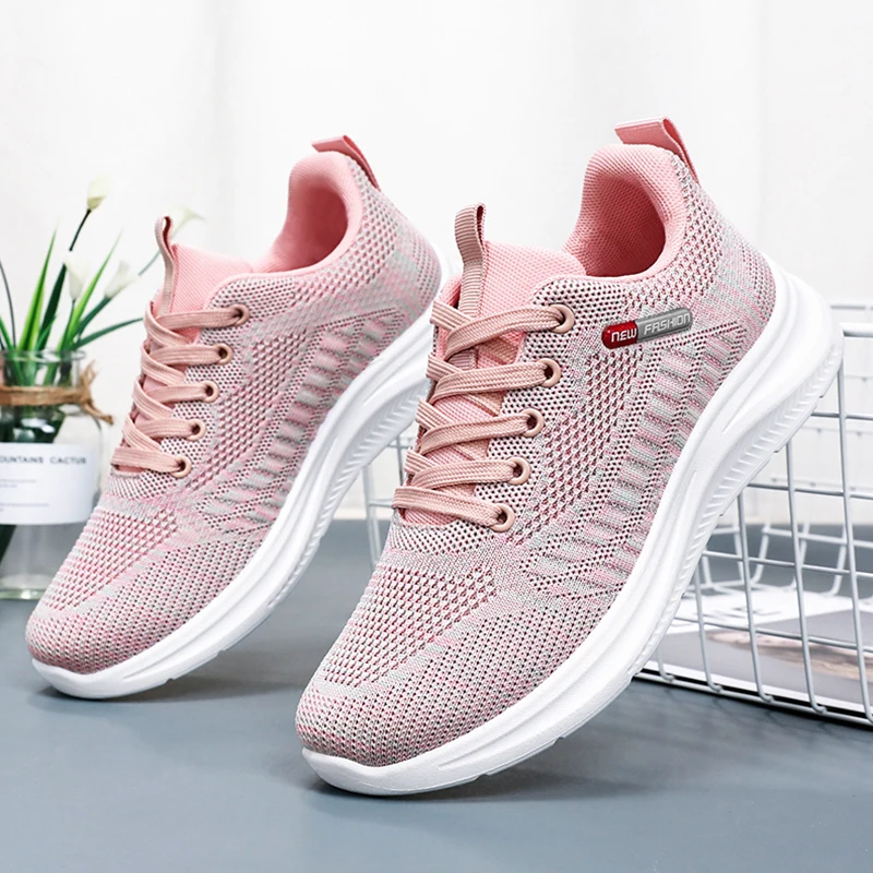 Women's Casual Walking Shoes Ladies Fashion Mesh Breathable Running Sneakers Non Slip Fitness Jogging