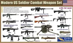 Gecko Models 35GM0082 1/35 Modern US Soldier Combat Weapon Set Model Kit