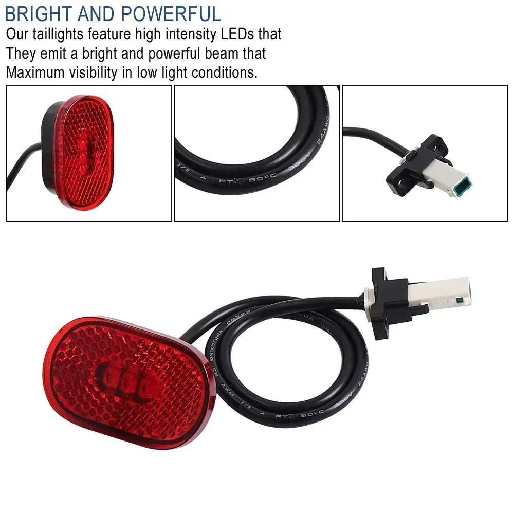 Rear Wheel Fender Kit for Xiaomi M365 1S Pro Pro2 Electric Scooter Mudguard Taillight Bracket Support Replacement Accessories