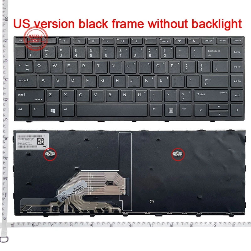 US Laptop keyboard FOR HP Zhan 66 Pro G1 440 G5/430 G5/445 G5 640 G4/645 G4/645 G5/640 G5 HSN-Q04C/Q06C/Q08C English No Backlit