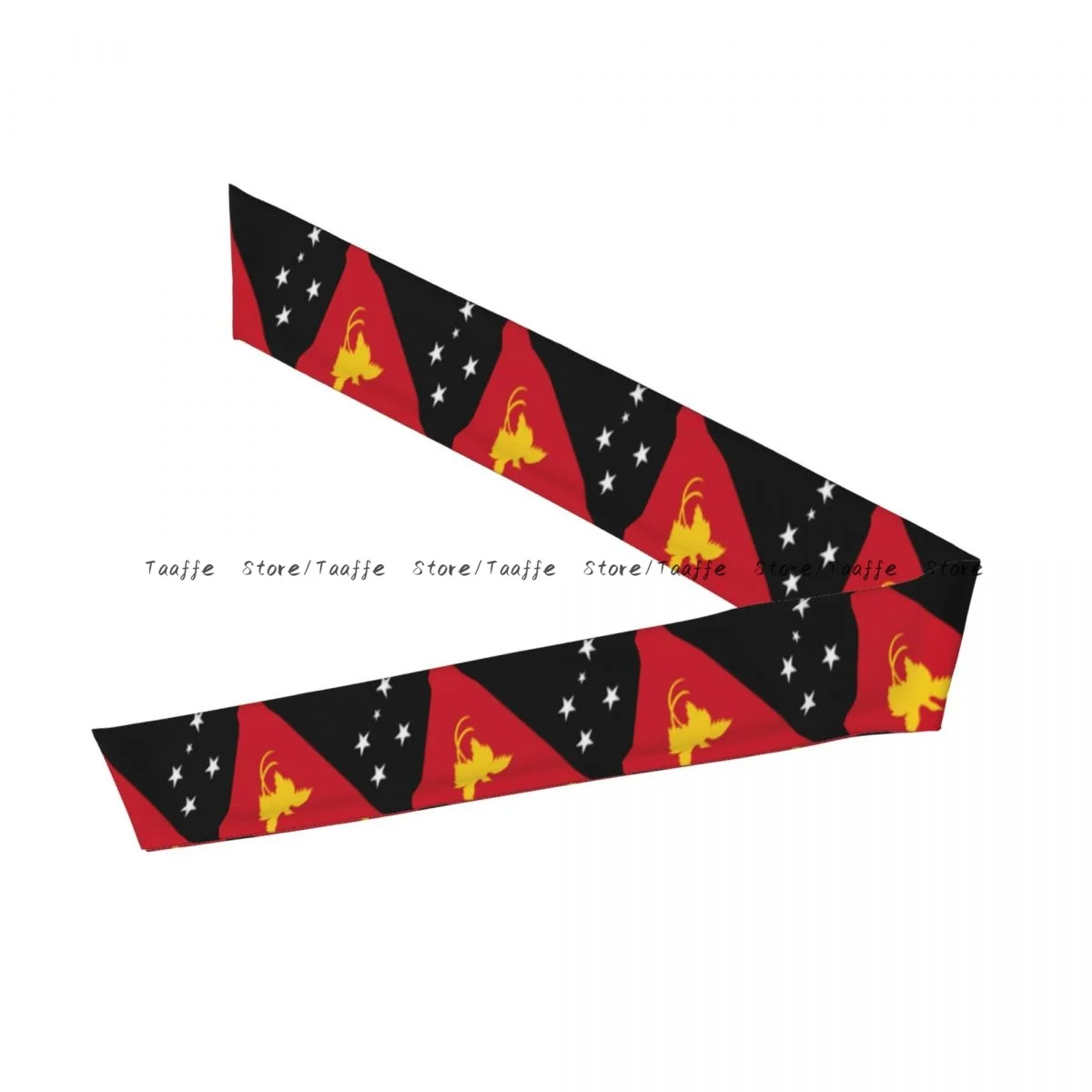 Head Tie Sports Headband Flag Of Papua New Guinea Athlete Sweatbands Head Wrap For Working Out Running Yoga