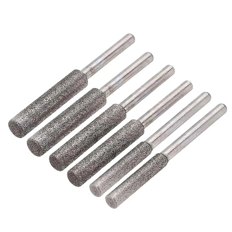 8 ชิ้น Chainsaw Bits ไทเทเนียมชุบเพชร Sharpener ความแข็งสูงเลื่อยไฟฟ้าแฟ้ม 4/4. 8/5.5 มิลลิเมตร Chainsaw Sharpener หิน