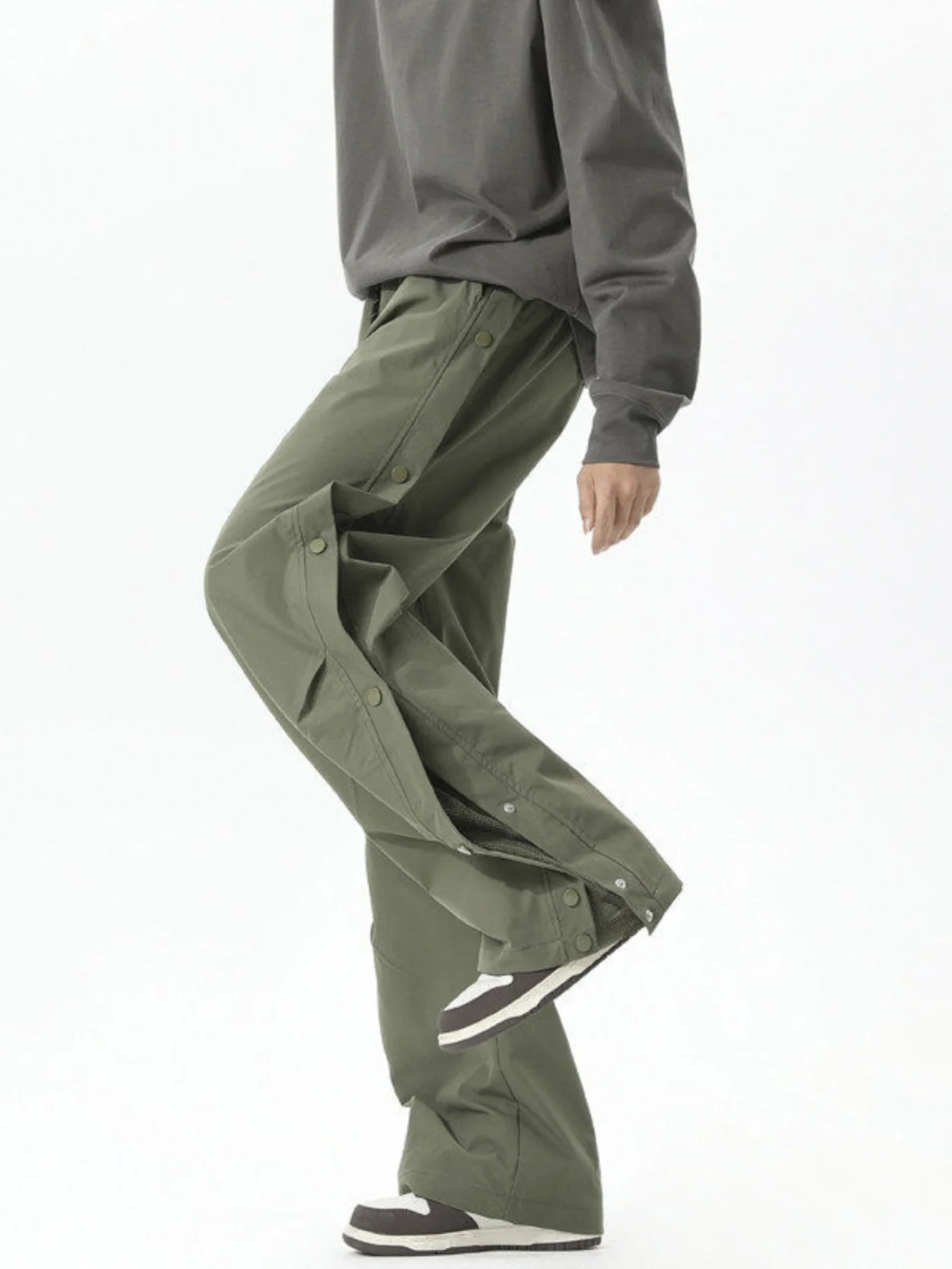 

Брюки для спецодежды в стиле милитари, мужские весенне-осенние повседневные прямые брюки свободного кроя, широкие брюки, американские функциональные брюки...