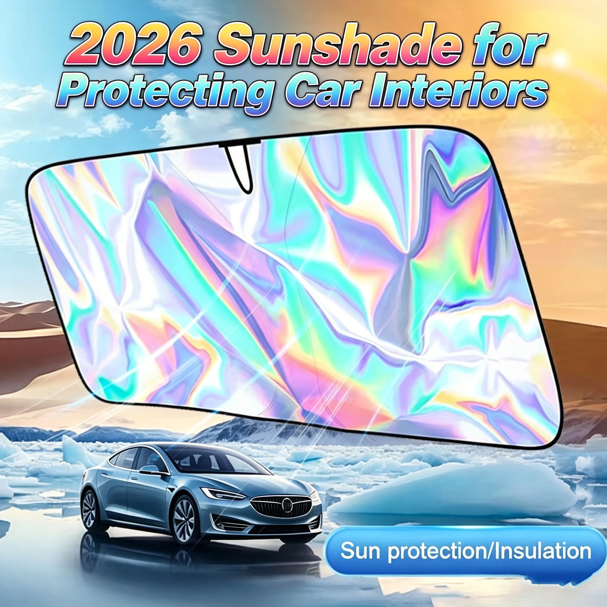 Parasol para parabrisas de coche, protección solar para Buick Encore GX Envision Enclave Envista Century Riviera, aislamiento térmico, protección solar para coche