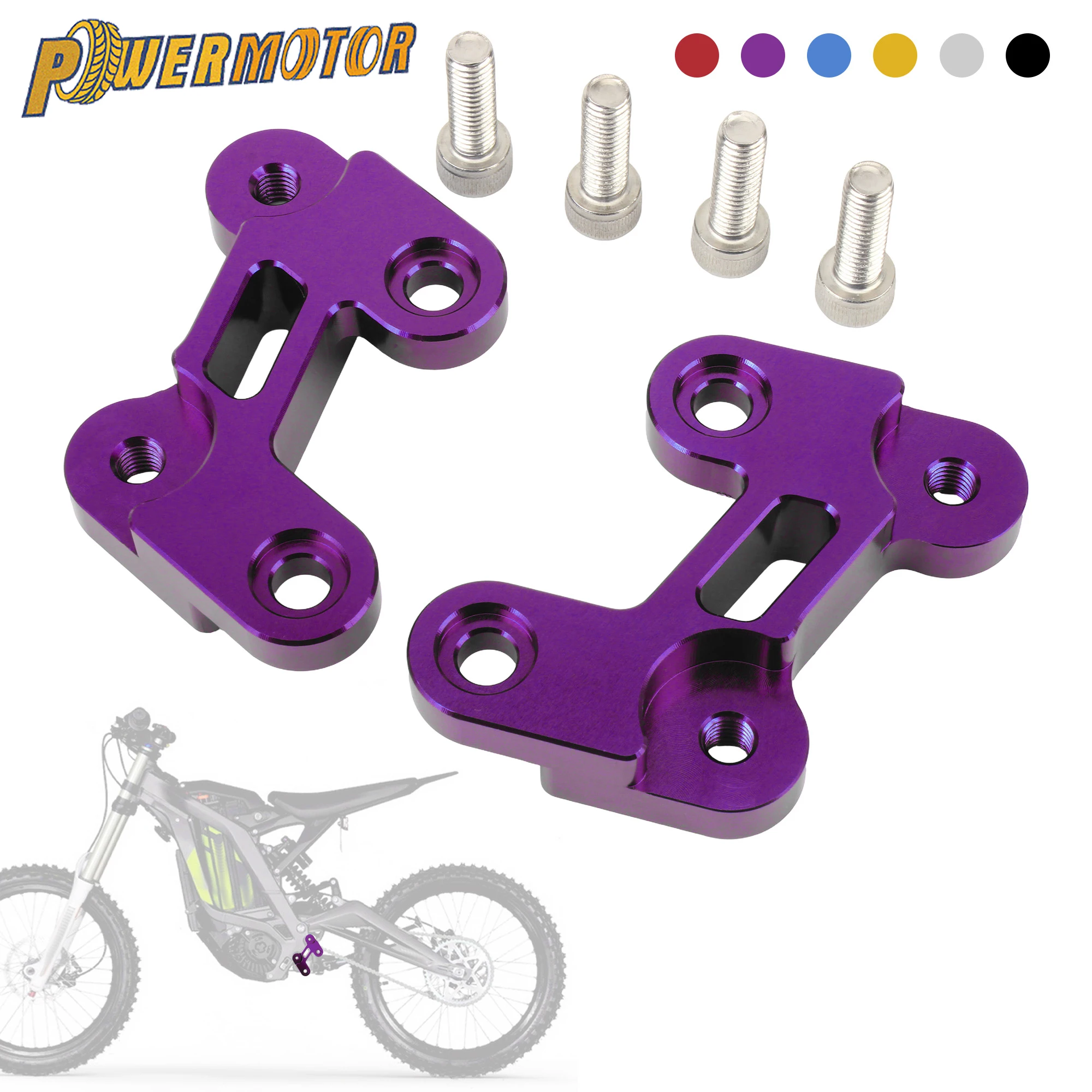 

For Surron Light Bee X S Segway X160 X260 FootPeg Fixing Bracket Rests Pedal Mount Support Bracket Еlectric DirtBike Motorcycle