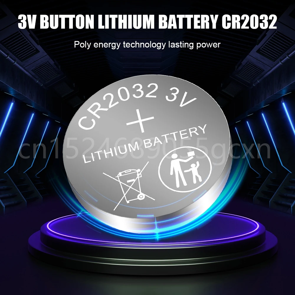 5PCS CR2032 3V Lithium Battery DL2032 CR 2032 Button Battery For Watch Toy Remote Control Calculator Control Coin Cell