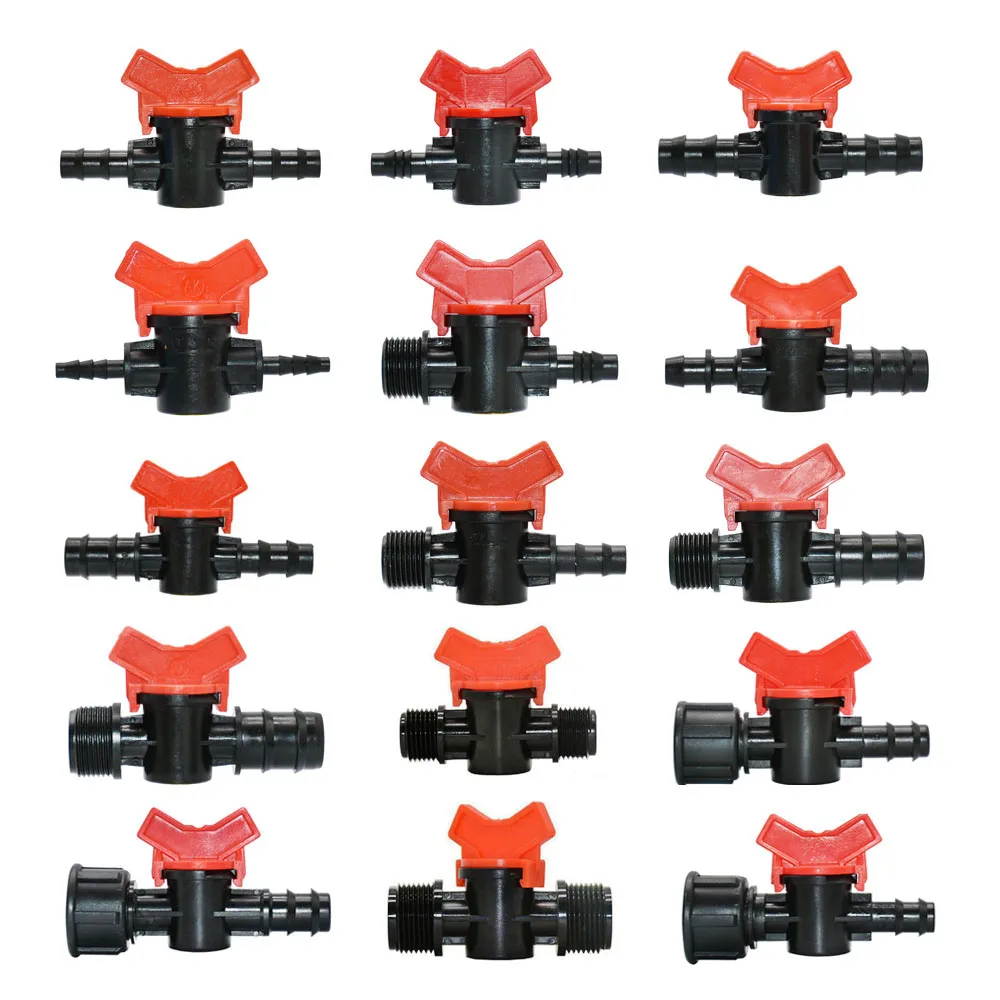 

Garden Tap Miniature Coupling Valve Connectors fo 4/7mm 3/8 10/16/20/25mm Hose Garden Water Irrigation Pipe Adaptor Barb